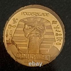 5 grams Gold Coin Cook Islands Iron Maiden Powerslave