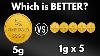5g Gold Coin Vs 5 1g Gold Coins Which Saves More Money