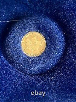 6 IM Mint 1/2 Gram 14k Gold Miniature Coins Lot 5 Krugerrands & Maple Leaf