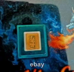 6 X 0.017 Gram Gold Bars Beautiful Display Cards Direct From Miracle Coins USA