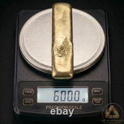 600 Grams Scrap Gold Bar For Gold Recovery Refining Melted Computer Pins Coin