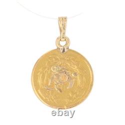 7/8 Indian Princess Gold US Coin Pendant No Chain 14k Yellow Gold 1.81 Grams