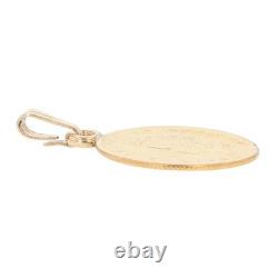 7/8 Indian Princess Gold US Coin Pendant No Chain 14k Yellow Gold 1.81 Grams