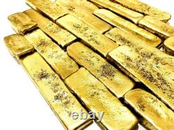 790 Grams Scrap Gold Bar For Gold Recovery Melted Different Computer Coin Pins