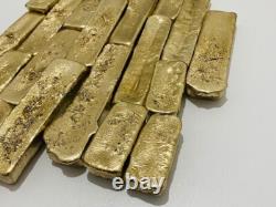 790 Grams Scrap Gold Bar For Gold Recovery Melted Different Computer Coin Pins