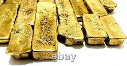 790 Grams Scrap Gold Bar For Gold Recovery Melted Different Computer Coin Pins