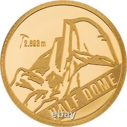 7K Metals G$5 Mountains Half Dome 1/2 gram Gold Coin 2023 NGC PF70 Ultra Cameo