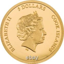 7K Metals G$5 Mountains Half Dome 1/2 gram Gold Coin 2023 NGC PF70 Ultra Cameo
