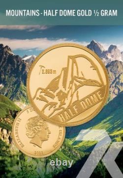 7K Metals G$5 Mountains Half Dome 1/2 gram Gold Coin 2023 NGC PF70 Ultra Cameo