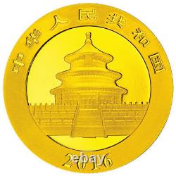8 Gram Chinese Gold Panda Coin (Random Year, Sealed)