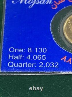 900 Gold 22 karat coin 1/4 Bahar Azadi, sealed 2.03 gram(14 available)