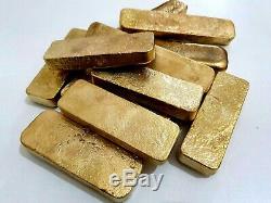 900 Grams Scrap Gold Bar For Gold Recovery Melted Different Computer Coin Pins