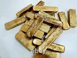 9000 Grams Scrap Gold Bar For Gold Recovery Melted Different Computer Coin