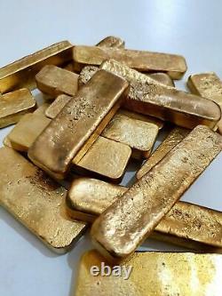 9000 Grams Scrap Gold Bar For Gold Recovery Melted Different Computer Coin