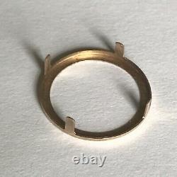 9ct Half Unique Sovereign Coin Ring Mount Size T 5.9 Grams Solid