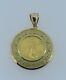 Ae 14k Yellow Gold Bezel Pendant With2009 1/10 Oz. Gold Eagle Coin 6.07 Grams
