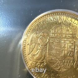 AU55 1892 KB Hungary Franz Joseph Gold 10 Korona 3.39g BETTER DATE FIRST YEAR