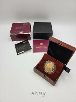 Alderney 2014 Gold PROOF 5 Pounds CORONATION OF KING GEORGE I 39.94 grams