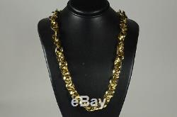 Amazing Roberto Coin Necklace Crafted Heavy 18k Gold 34.1 Grams 18 Long