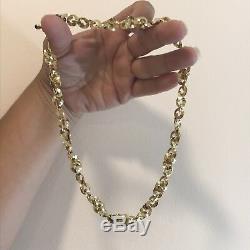 Amazing Roberto Coin Necklace Crafted Heavy 18k Gold 34.1 Grams 18 Long