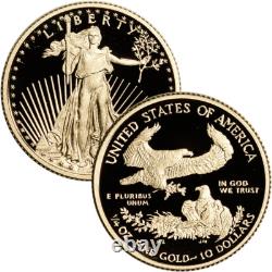 American Gold Eagle Coin Proof 1/4 oz $10 NGC PF70 Random Date and Label
