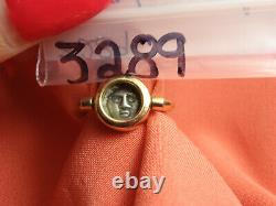 Ancient Coin 18k Yellow Gold Flip Ring 9.5 Gram Size 6