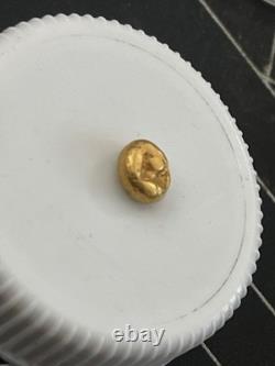 Ancient Java Gold 1 Kupang Coin (800-1300 AD) Early Nusantara Money 0,60 grm