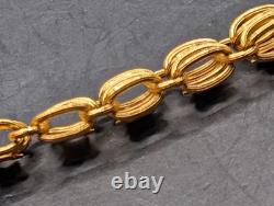 Antique 21k 22k Gold. 900 Coin Fancy Link Huge Chain Necklace Stars 20.6 Grams