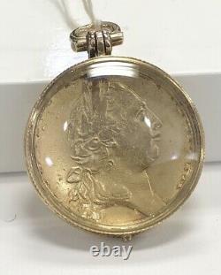 Antique 22 Kt Yellow Gold Coin Locket English 10.9 Grams