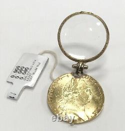Antique 22 Kt Yellow Gold Coin Locket English 10.9 Grams