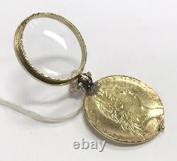 Antique 22 Kt Yellow Gold Coin Locket English 10.9 Grams