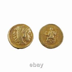 Antique Hellenistic Greek Gold Coin Pendant Ø1.6cm, 4gram