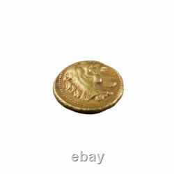 Antique Hellenistic Greek Gold Coin Pendant Ø1.6cm, 4gram