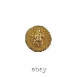 Antique Hellenistic Greek Gold Coin Pendant Ø1.6cm, 4gram