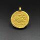 Antique South East Asian Gold Coin Pendant 18k 7.8 Grams