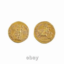 Asian Antique Indo Greek Kushan Gold Coin Pendant Ø1.5cm, 2gram