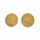 Asian Antique Indo Greek Kushan Gold Coin Pendant Ø1.5cm, 2gram