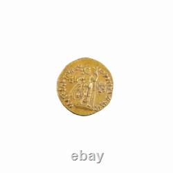 Asian Antique Indo Greek Kushan Gold Coin Pendant Ø1.5cm, 2gram