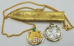 Atocha Gold Bar 85A-2868 697.3 grams Treasure Escudos Fleet by Shipwreck Coins