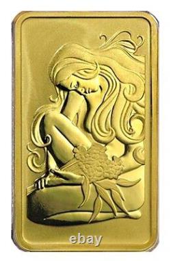 Australia ORIANA Perth Mint OLD LOGO 1 Gram. 9999 Pure Gold Bar Ingot RARE