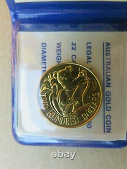 Australian 22ct 10 Grams Gold $200 Dollar Coin 1980