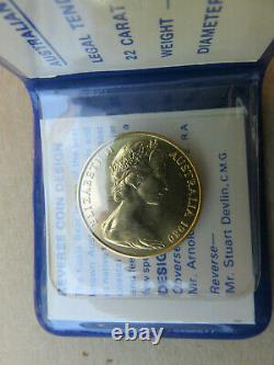 Australian 22ct 10 Grams Gold $200 Dollar Coin 1980