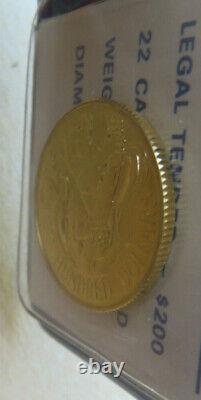 Australian 22ct 10 Grams Gold $200 Dollar Coin 1980