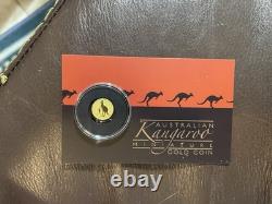Australian Mini Roo 2020 1/2 Gram. 9999 Gold Bullion Kangaroo $2 Coin Sealed OGP