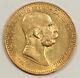 Austria 1909 10 Corona 3.38 Gram Gold Coin Choice Au Km# 2815 Original Strike