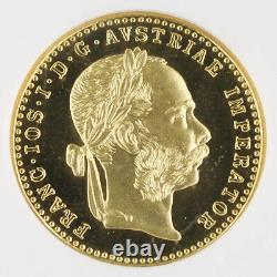 Austria 1915 3.5 Gram 90% Gold Coin 1 Ducat Restrike GEM NGC MS68 0.1107 OZ AGW