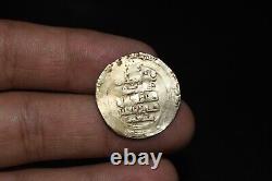 Authentic Ancient Early Islamic Medieval Gold Dinar Coin Weighting 3.5 Grams