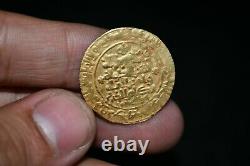 Authentic Ancient Islamic Abbasid Gold Coin Weighing 3.8 Grams Extremely fine
