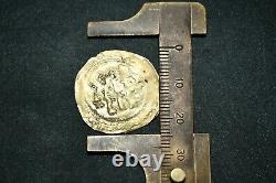 Authentic Ancient Islamic Gold Coin Weighing 2.8 Grams in Fine Condition