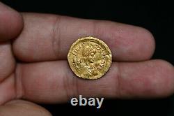 Authentic Rare Ancient Byzantine Gold Coin Weighing 2.3 Grams in Good Condition